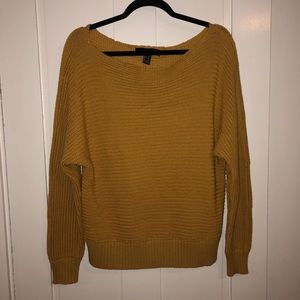 Off the shoulder sweater